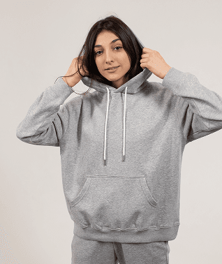 Gray Solid Padded Jacket