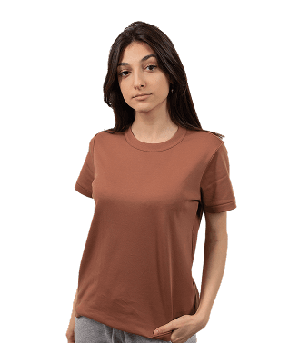 Solid Round Neck T-shirt