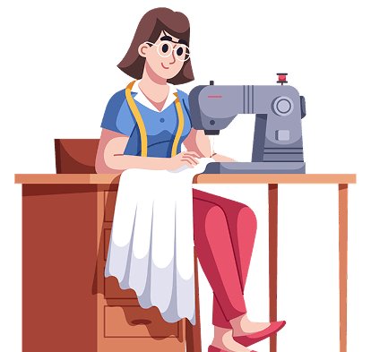Seamstress illustration